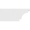 Ekena Millwork Standard Mediterranean Architectural Grade PVC Rafter Tail, 5"W X 10"H X 24"L RFTP05X10X24MED - alternate 3